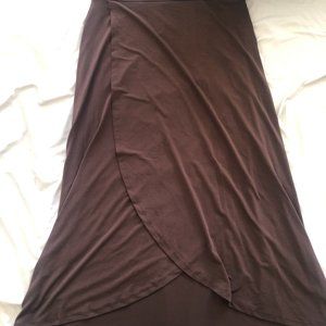Brown Tulip Skirt